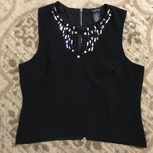Rue 21 sleeveless Embellished Blouse